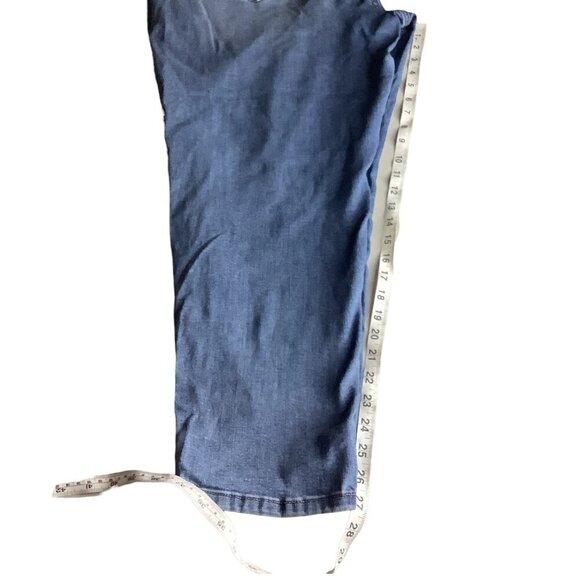 Venezia Womens Distressed Denim Jeans Sz 24 Blue 5 Pocket Design Button Closure - Picture 9 of 16